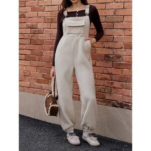 Cider fleece overalls women's size Medium